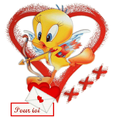 Gif animé coeur Titi
